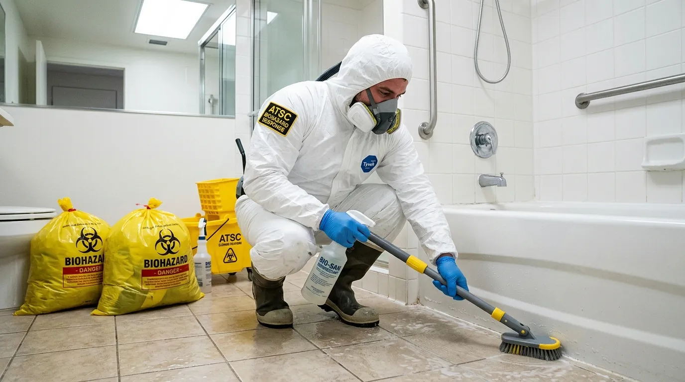 Decontamination equipment deployed for Blood Cleanup in Tucson Estates